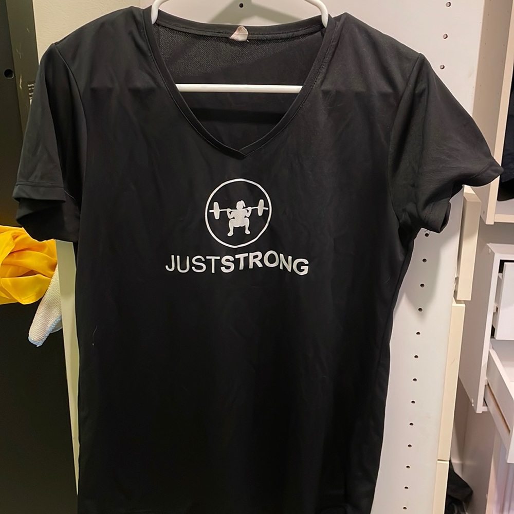Just strong fitness tee